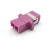 LC Multimode OM4 Duplex Coupler (Violet)