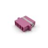 LC Multimode OM4 Quad Adapter (Violet)
