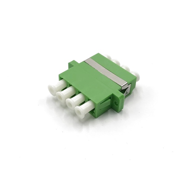 LC Singlemode APC Quad Adapter (Green)