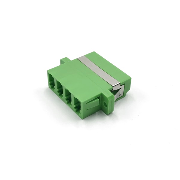 LC Singlemode APC Quad Adapter (Green)
