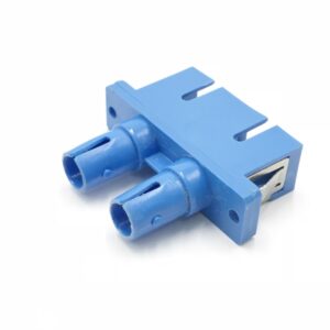 SC-ST Singlemode Duplex Hybrid Adapter (Blue Plastic)