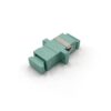 SC Simplex Multimode OM3 Coupler (Aqua)