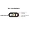 Outdoor Flat Drop Cable (Non-Toneable)